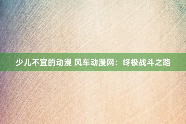 少儿不宜的动漫 风车动漫网：终极战斗之路